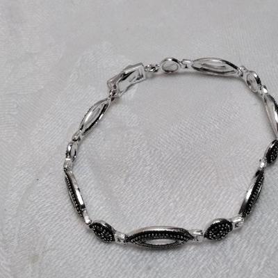 Marcasite 7.5" 925 Bracelet