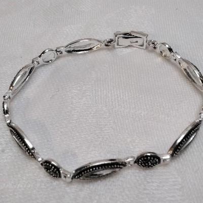 Marcasite 7.5" 925 Bracelet