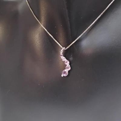 Amethyst 16" 925 Necklace