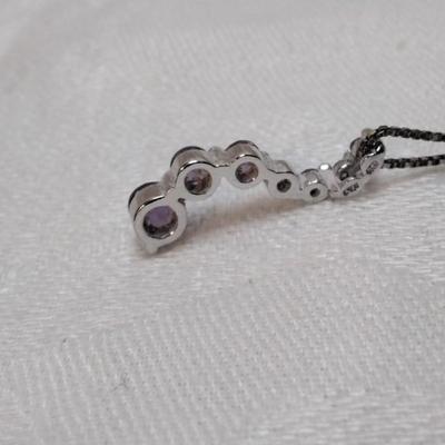 Amethyst 16" 925 Necklace