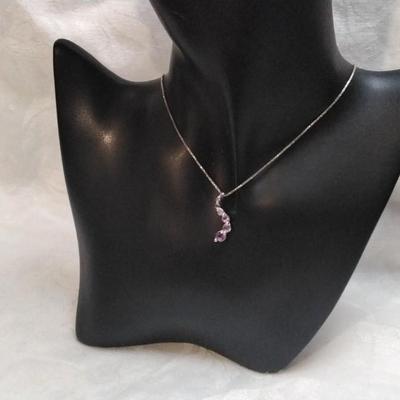 Amethyst 16" 925 Necklace