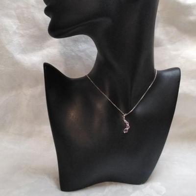 Amethyst 16" 925 Necklace