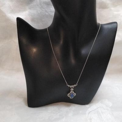 Antique Lapis Lazuli 925 18" Necklace