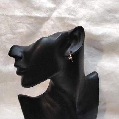 Antique Garnet 925 Earrings