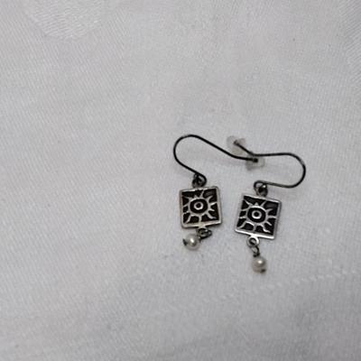 Vintage Kevin N Anna Cultured Pearl 950 Earrings