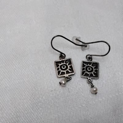 Vintage Kevin N Anna Cultured Pearl 950 Earrings