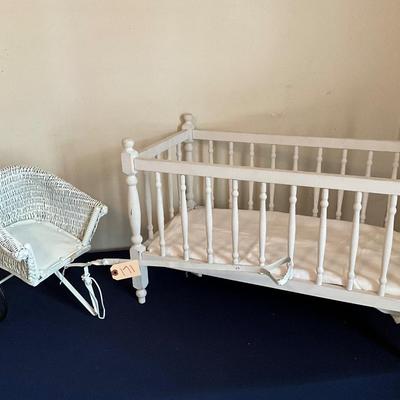 Baby Doll Buggy & Crib Lot