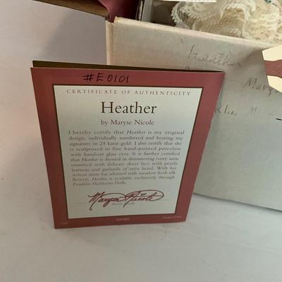 Franklin Mint "Heather" Doll