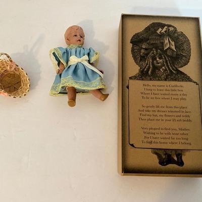 Vintage Victoria Trading Co. "Curly Locks" Doll in Box