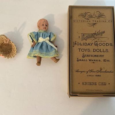 Vintage Victoria Trading Co. "Curly Locks" Doll in Box