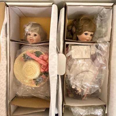 Gorham Days of the Week Doll Complete Set