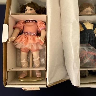 Gorham Days of the Week Doll Complete Set