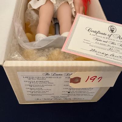 The Lawton Doll Co. "Classic Plaything Katie and her Kewpie" Doll