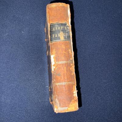 1826 Aesop's Fable Book