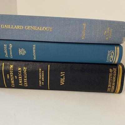 Genealogy Book Lot