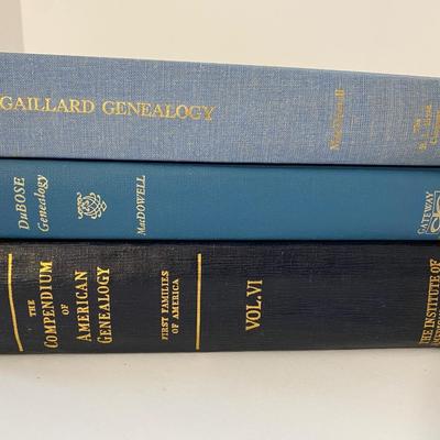 Genealogy Book Lot