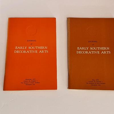 Early Southern Decorative Arts Book Lot