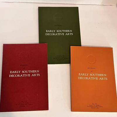 Early Southern Decorative Arts Book Lot