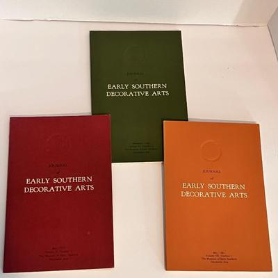 Early Southern Decorative Arts Book Lot