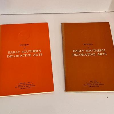 Early Southern Decorative Arts Book Lot