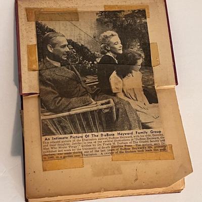 "Porgy" by DuBose Heyward lot