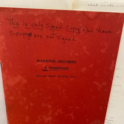 Ravenel Records Lot