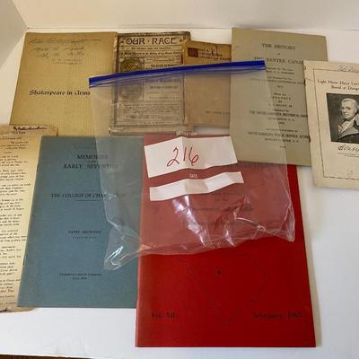 Vintage to Antique Printed Publications