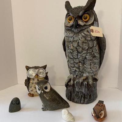 Owl Lot Includes Pigeon Forge Pottery