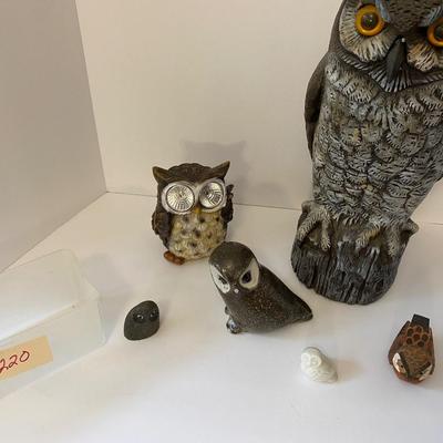 Owl Lot Includes Pigeon Forge Pottery
