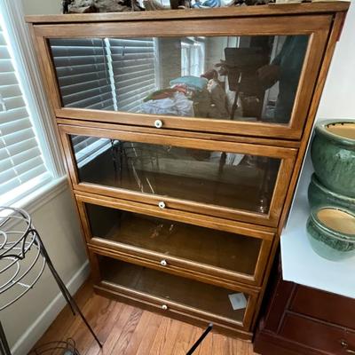Pair of Barrister Style Bookcases