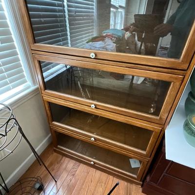 Pair of Barrister Style Bookcases