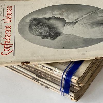 Antique Confederate Veteran Magazine Lot
