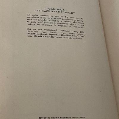 "Gone with the Wind" Margaret Mitchell Book