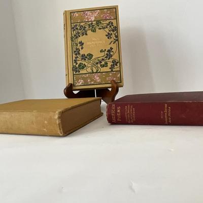 Antique Poem Book Lot