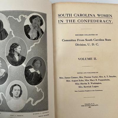 SC Women in the Confederacy Book Lot
