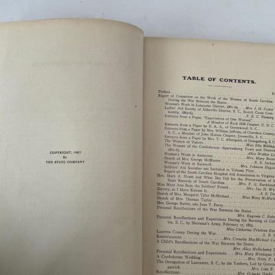 SC Women in the Confederacy Book Lot