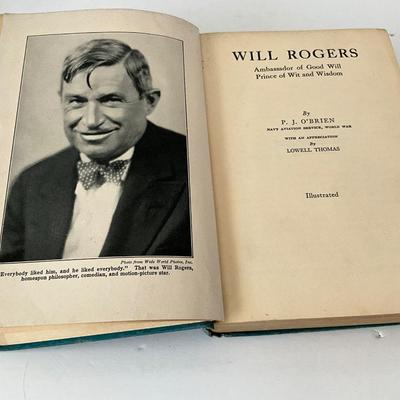 1935 Will Rogers Book