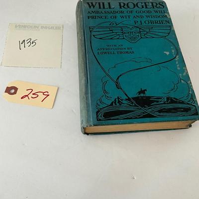 1935 Will Rogers Book