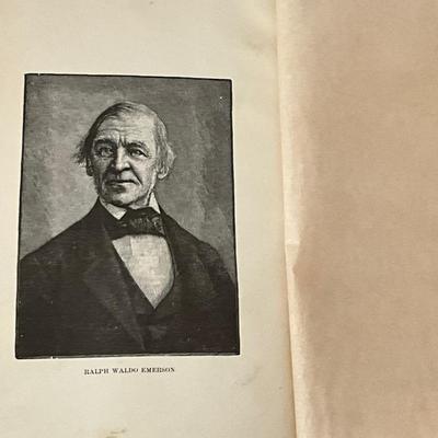 Antique Ralph Waldo Emerson Poems Book