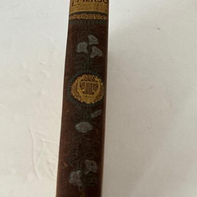Antique Ralph Waldo Emerson Poems Book