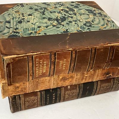 3 Antique Book Lot
