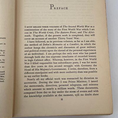 The Gathering Storm Book by Winston Churchill