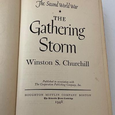 The Gathering Storm Book by Winston Churchill