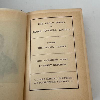 Antique Poetical Book Lot