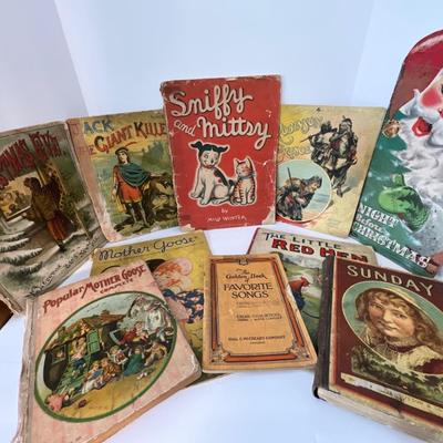 Antique Children's Book Lot