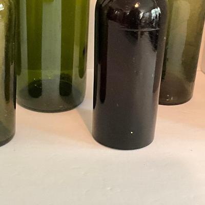 Antique Green Bottle Lot