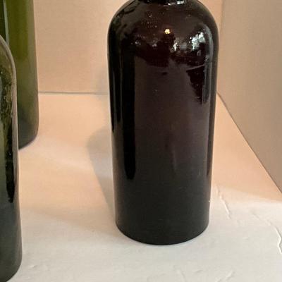 Antique Green Bottle Lot