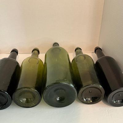 Antique Green Bottle Lot