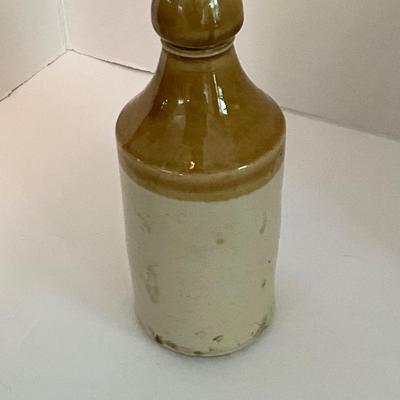Antique Pottery Bar Bottle Lot
