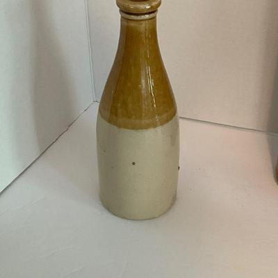 Antique Pottery Bar Bottle Lot